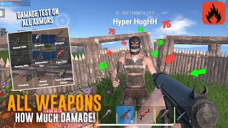 Oxide: Survival Island - Oxide All New WEAPONS Damage Explained(OxideBeta)