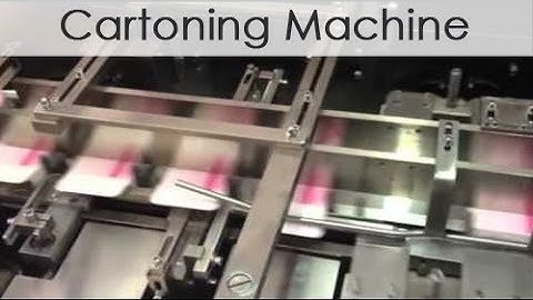 Cartoning Machine | Cartoner Machine Suppliers Video