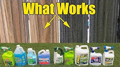 Deck and Fence Cleaners Review - Mold Mildew Algae - Pressure Washing Pre-Wash