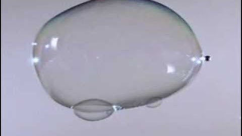 Bubble Popping In Slow Motion