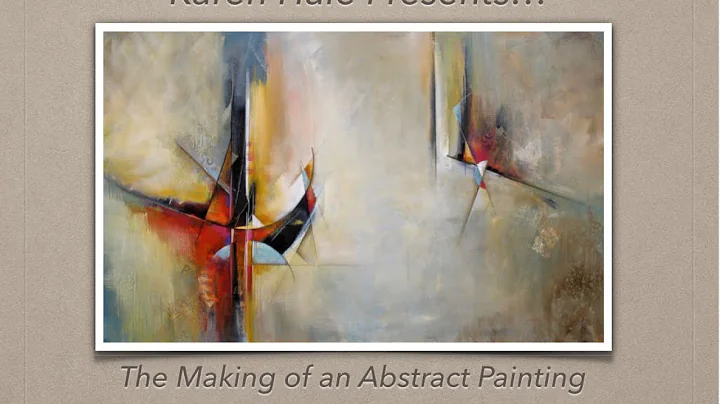 The Making of an Abstract Painting - A Bold Contemporary Painting Demo