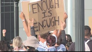 About 1,000 people gather for fourth day of protest in Duval County