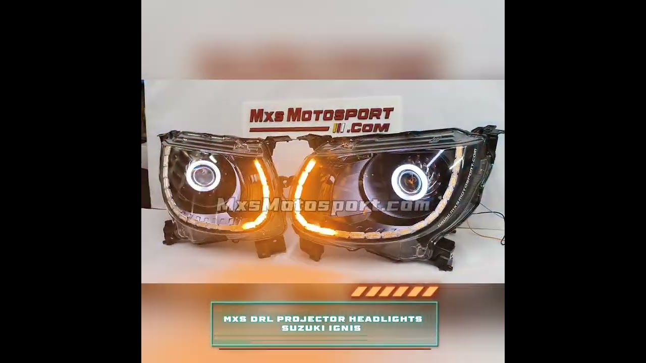 🏁 MXS Daytime Projector Headlights Suzuki IGNIS by MxsMotosport