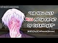 Kissing your quiet crush in front of his bullies (M4F)(Friends to lovers)(Shy)(Confession)