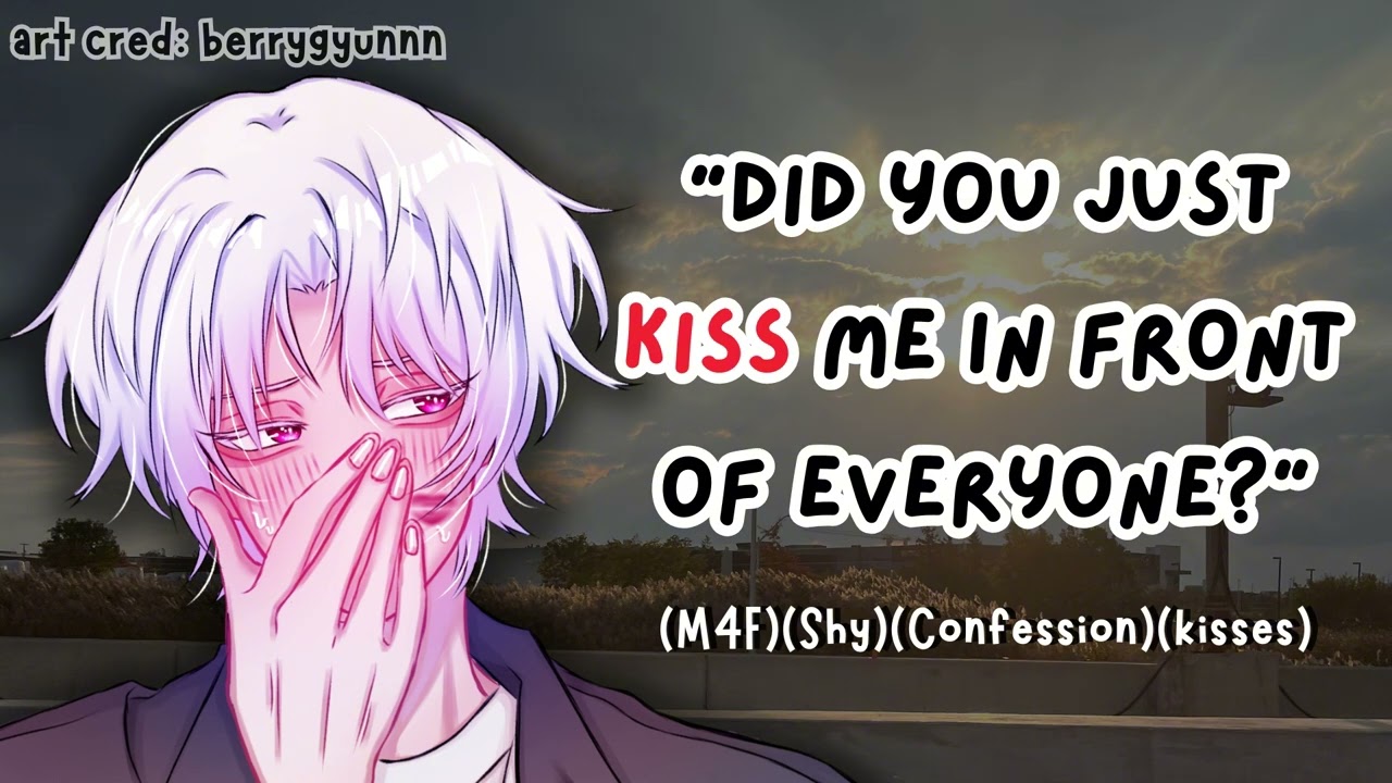Kissing your quiet crush in front of his bullies (M4F)(Friends to lovers)(Shy)(Confession)