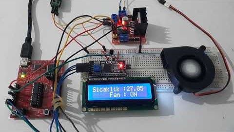 Msp430 I2C Lcd L298 Lm35 Fan Tempeture Control