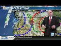 Falling temperatures as we turn windy this weekend; shower chances move north