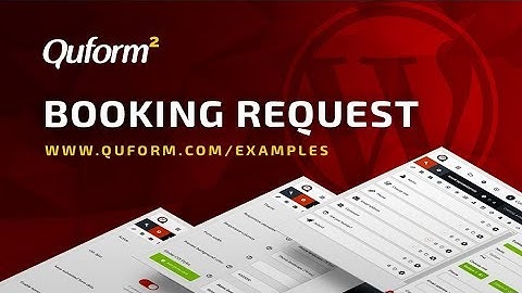 How to make a multi-step booking request form in WordPress with Quform
