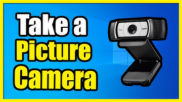 How to Take a PICTURE with Camera on Windows 10/11 PC (Camera App)
