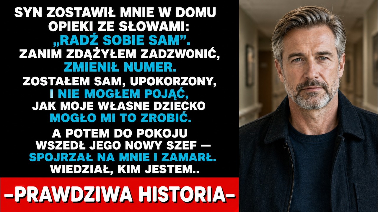 Piątek, czternasty marca, drobny deszcz wsiąkał mi pod kołnierz, gdy mój syn zatrzymał auto przed tablicą „Dom Opieki pod Lipami". Nie wyłączył silnika. „Od dziś jesteś zdany na siebie" —...