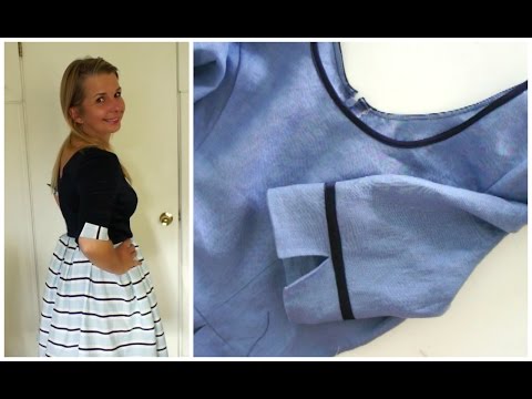 How to sew a Sleeve Cuff - Sewing Tutorial DIY