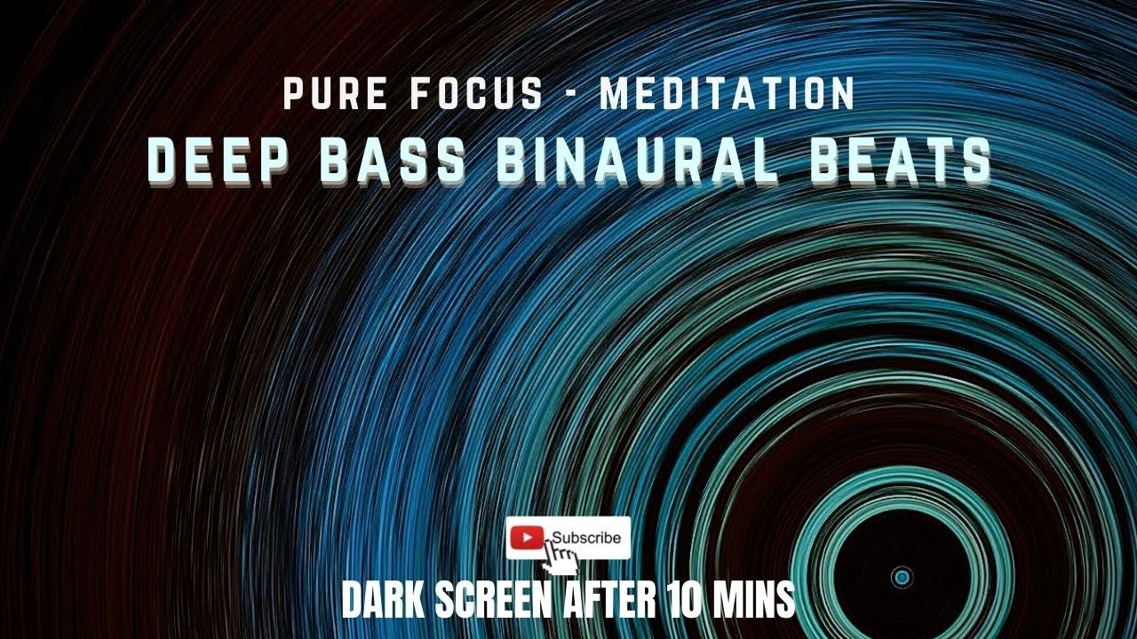 Super Deep Bass Binaural Beats | Relaxing Sleep Music | Meditation ...