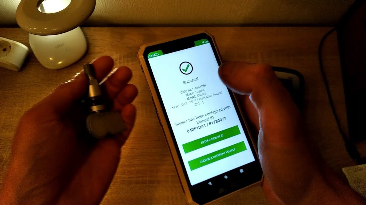Программирование Датчиков TPMS с помощью Смартфона. (Только ДЛЯ датчиков производства HAMATON!!!)