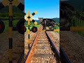 【踏切アニメ】楽しいふみきりカンカンの日常ショート動画 #3 🚋 A fun railroad crossing every day #3 🚋 #shorts