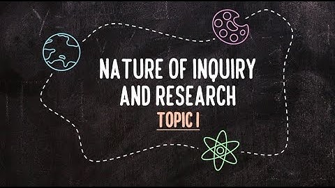 Topic 1: Nature and Inquiry of Research | EREVNA