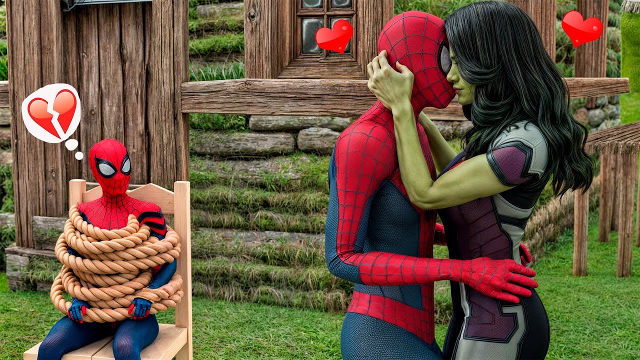 Hulk x Spider Man Love Spider Girl in Granny House | Funny Horror Animation