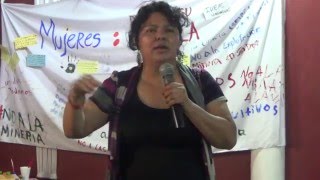 Berta Cáceres en la lucha con las mujeres de Nicaragua