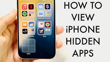 How To View Apps In Hidden Folder On iOS 18!