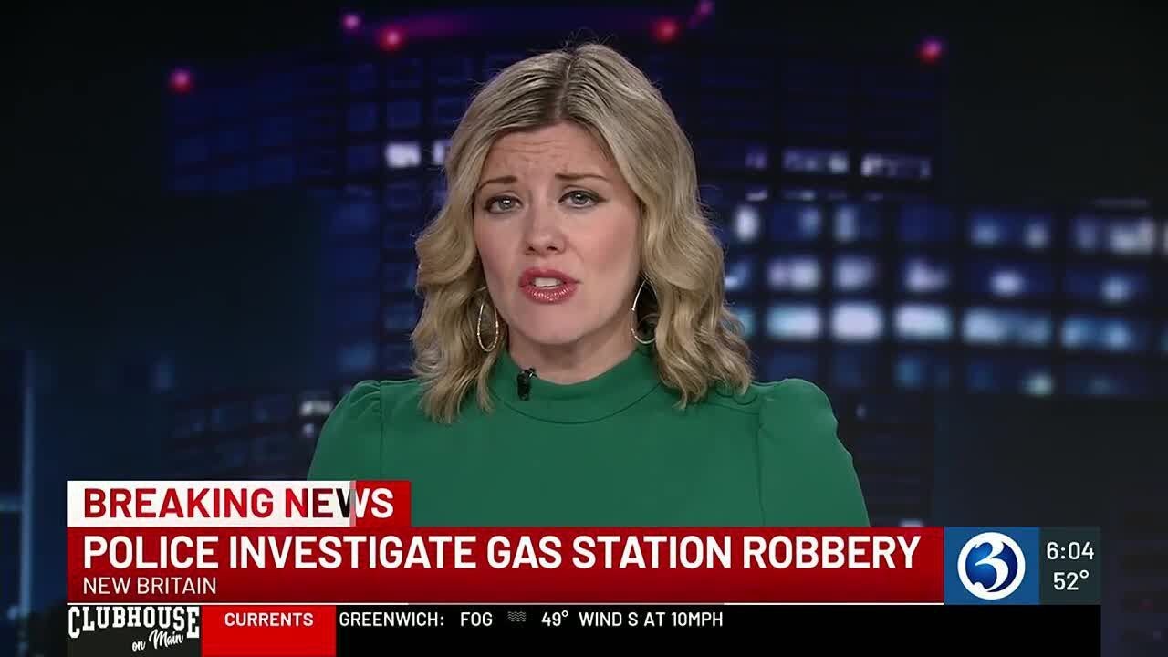 BREAKING: Gas station robbery under investigation in New Britain - YouTube