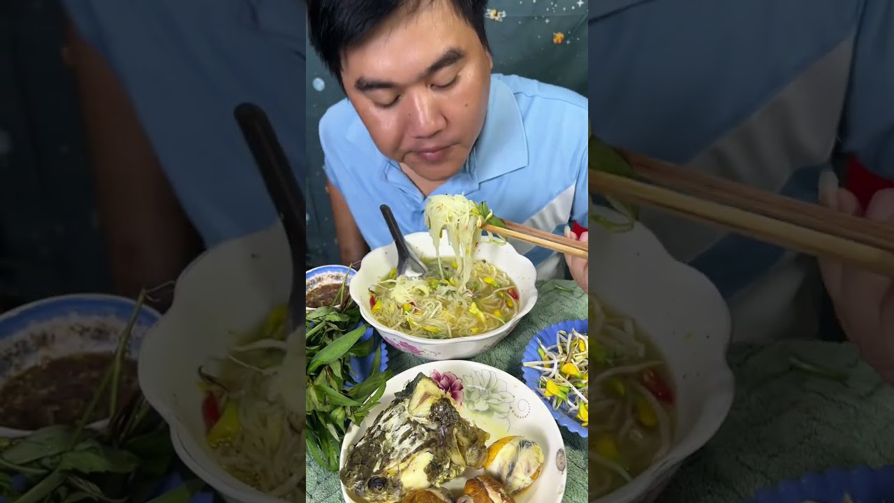 Lại thèm bún cá hột vịt lộn với đầu cá lóc | thánh sầu đâu