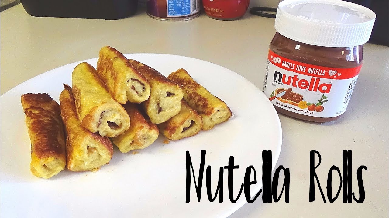 ✦ Nutella French Toast Rolls ✦