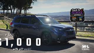 2026 Subaru Ascent: 0.9% Financing + $1,000 Bonus Gift Cards! 🚗✨