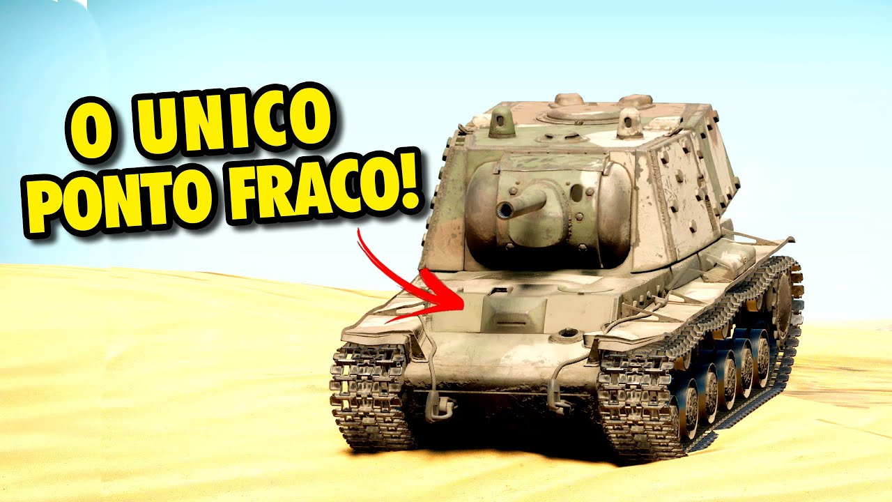 ESTE TANQUE SOVIETICO SÓ TEM UM UNICO PONTO FRACO! - Warthunder PT - BR