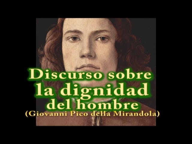 Escritor dedo índice envidia dignidad del hombre pico della mirandola