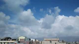 20150727 永康西方的濃厚白雲~縮時攝影練習
