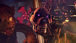 William Afton True Ending vs Scooper Ending Comparison (FNAF Security Breach Ruin DLC) 2023