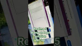 realme 5 hang on logo usb cable problem solved