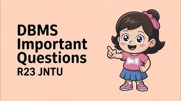 DBMS Important Questions R23 JNTU 😍 | Unit Wise Most Expected Questions 🥰 #dbms #r23 #jntua #btech 