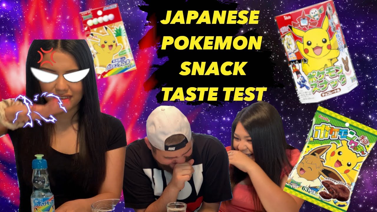 Japanese Pokemon Snack Taste Test - YouTube