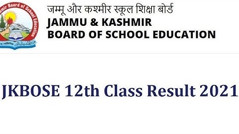 Jkbose class 12th result declared winter zone jammu division 2021