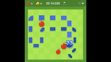 Google Snake Speedrun Cheese Mode (Slow) 3 Apples 25 Apples Small 20.109s [PB]