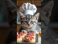 Yummy honey cakes #9cutecat #shorts #funny #story #ai #cat #kitten #youtubeshorts