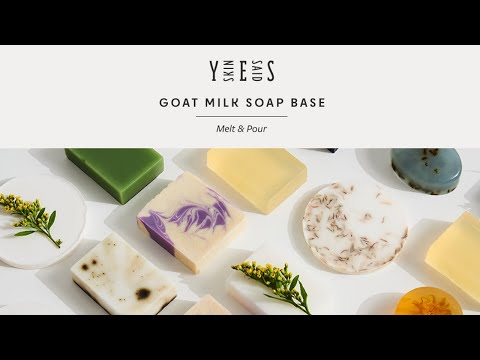 Skin Said Yes Goat Milk Soap Base - Experience the Unmatchable Smoothness  (DIY SOAP MAKING) 