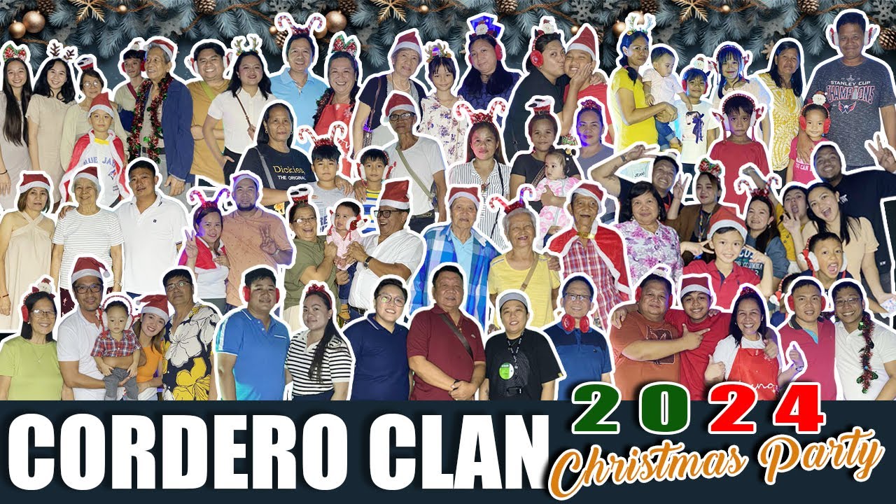 Cordero Clan Christmas Party at my Father's Hometown