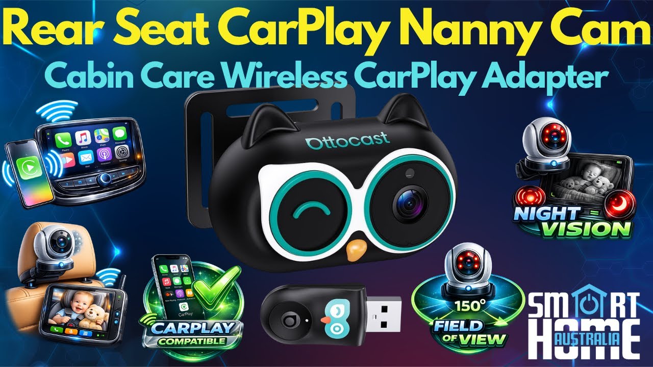Ottocast Cabin Care Review: Wireless CarPlay + Rear Seat Baby