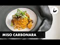 How to make miso carbonara