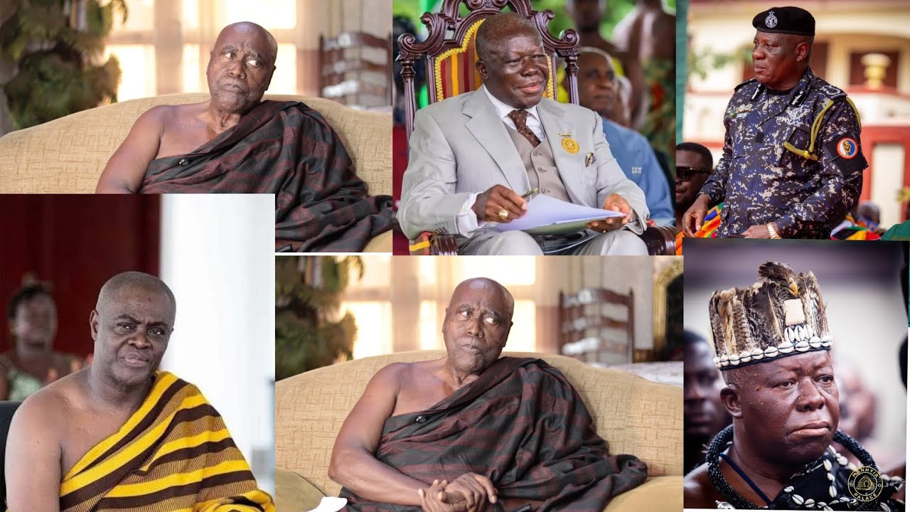 Это очень серьезно. Ахене Нана Хене от имени Асантехена передает Дормаахене сильное и масштабное ...