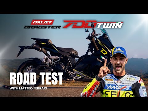 Italjet Dragster 700 Test Ride | MotoE Champion Matteo Ferrari Reviews & Full Specs - video from Italjet