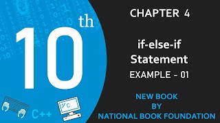 if-else-if Statement Example-01 (Lect-53) | Class 10 Computer Science New Book Chapter 4