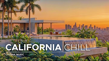 California Sunset Lounge Chill Mix ☀️ | Rooftop Pool Ambience for Deep Focus & Relaxation