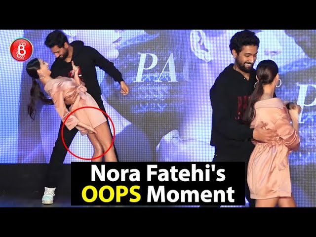 Nora Fatehi's OOPS Moment On Stage While Dancing With Vicky Kaushal 