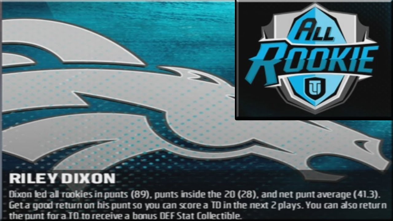 Madden 17 -  Defensive All Rookie [Challenge] - Riley Dixon - Punt Return For Touchdown!