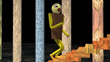 Maya 3D Walk Cycle animation character