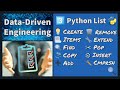 Python List for Data-Driven Engineering