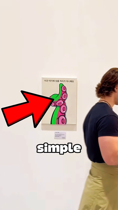 A Kid’s Doodle Fooled an Entire Art Gallery 😳
