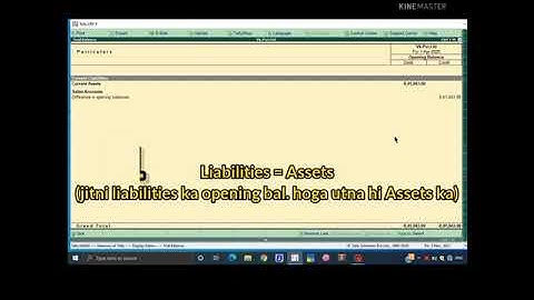 Part 1: How to check Opening balance in tally erp 9. #shorts